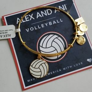 Alex and Ani Volleyball 🏐 Goldtone Bracelet
